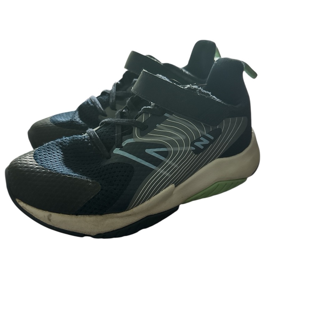 New Balance Blue and Green Sneakers with Mesh Upper